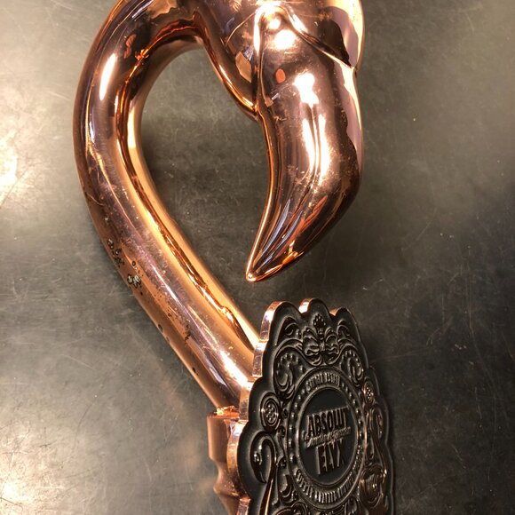 Absolut Elyx Copper Vodka Flamingo Bar Tap Handle - RARE - Picture 2 of 15